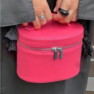 Saie Mini Vanity Case - Fuchsia / Hot Pink